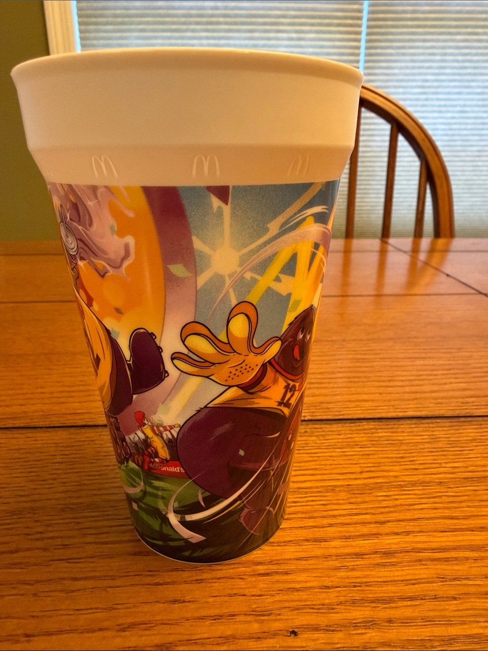 McDonald's Purple Mascot Soccer Promo Cup - Picture 2 of 5